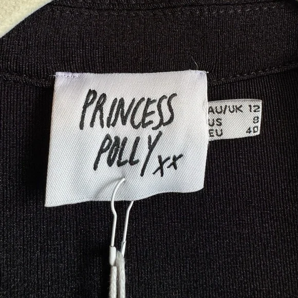Princess Polly Party Time Mini Dress in Black - Size 8 - Picture 9 of 9